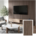 AcoustiLine™ Precision Acoustic Slat Panel — Smoked Oak (2.7 m × 1.10 m)